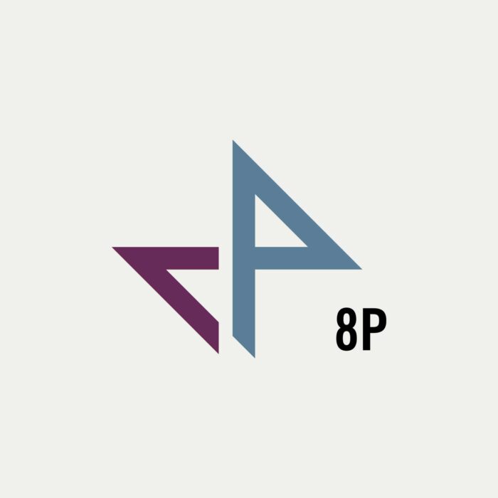 Logogestaltung für die 8P Partnerschaft mbB