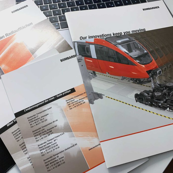 Kommunikationsdesign für Bombardier Transportation